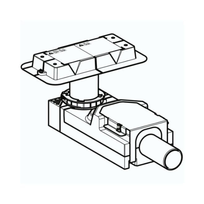 Линиски сифон - градежен сет за канален поден одвод CleanLine висина на вградување мин 65 мм